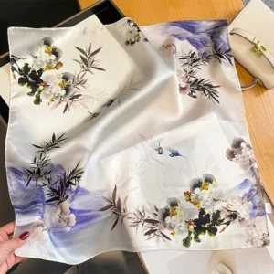 Cream Floral Bamboo
