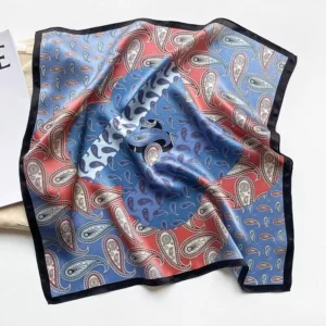 Blue-red Paisley