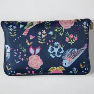 Navy Floral And Birds