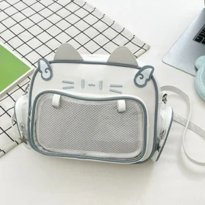 Cat-Ear Display Window Shoulder Bag