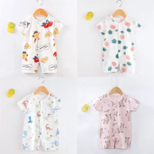 Baby Cotton Clothing – Short Sleeve