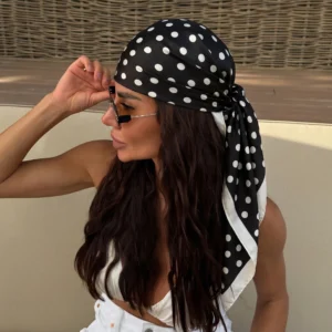 Black With Large White Dots