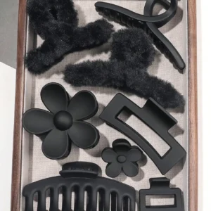 8Pcs Black