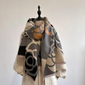 Grey-camel Floral