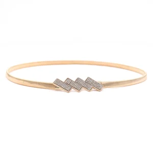 Gold-tone Sparkling Diamonds