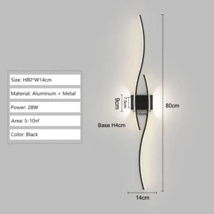Black 80cm