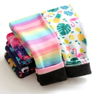 Girls' Polyester Trousers or Skirt – Striped