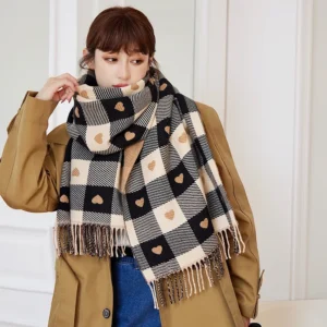 Black-camel Hearts And Checks