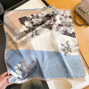 Blue Beige Floral Panels