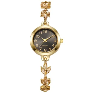 Gold-tone With Black Dial