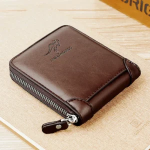 Men's Wallet – Zip Closure