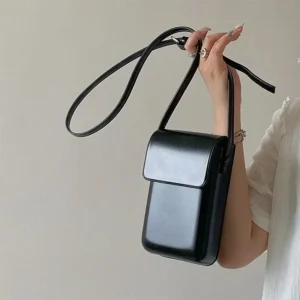 Mini Vertical Flap Crossbody Bag