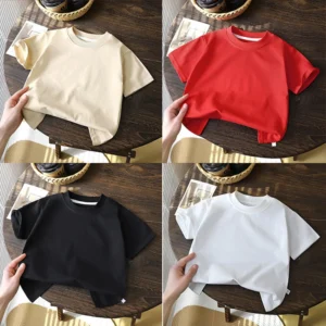 Boys' Cotton Shirt or T-Shirt – Short Sleeve