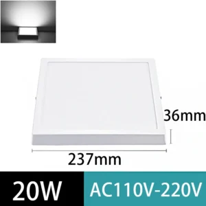 Square White 20W