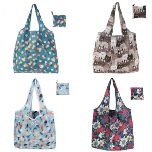 Foldaway Printed Shopping Tote