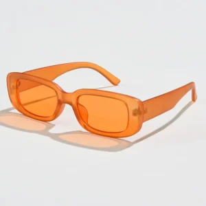 Translucent Orange Frame And Lenses