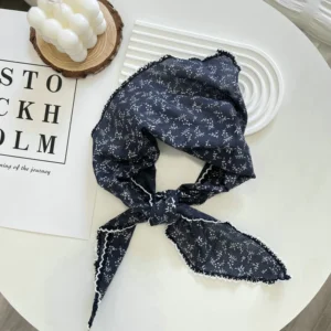Navy Fine Floral