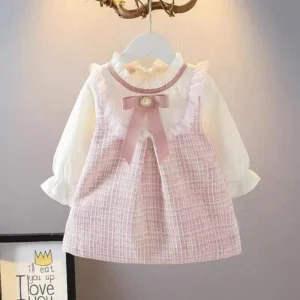 Girls' Cotton Trousers or Skirt – Long Sleeve