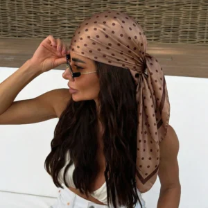 Taupe With Small Dark Dots