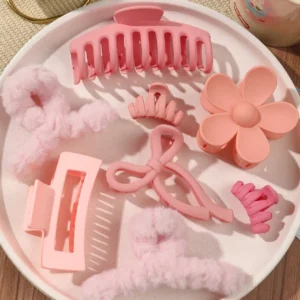 8Pcs Pink