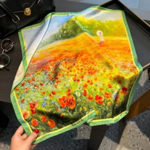 Green Poppy Landscape
