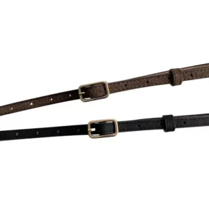 Slim PU Belt with Small Rectangular Buckle