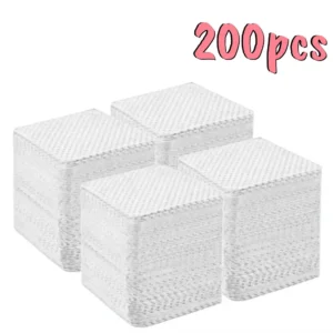 200pcs White Wipes