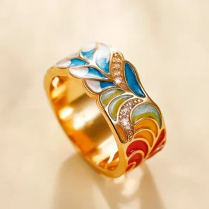 Rainbow Leaf Band