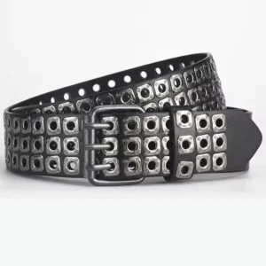 Black With Dark Silver-tone