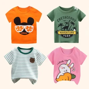 Boys' Cotton Shirt or T-Shirt – Short Sleeve