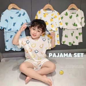 Boys' Polyester Pyjamas – Short Sleeve