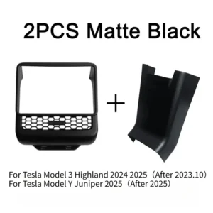 2PCS Matte Black