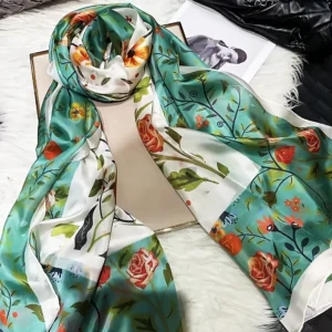 Green Floral Panels