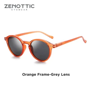 Orange frame, grey lenses / إطار برتقالي وعدسات رمادية