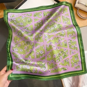 Lilac Green Paisley